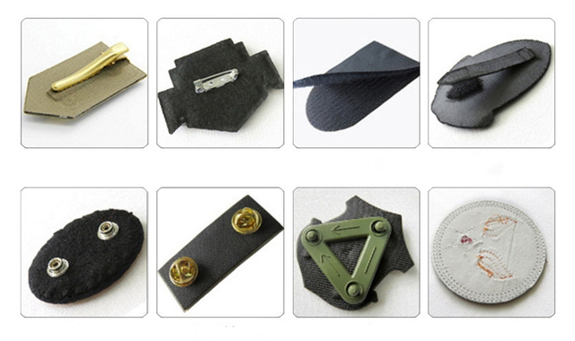 OEM Service Logo Embroider Silica Gel Epaulette