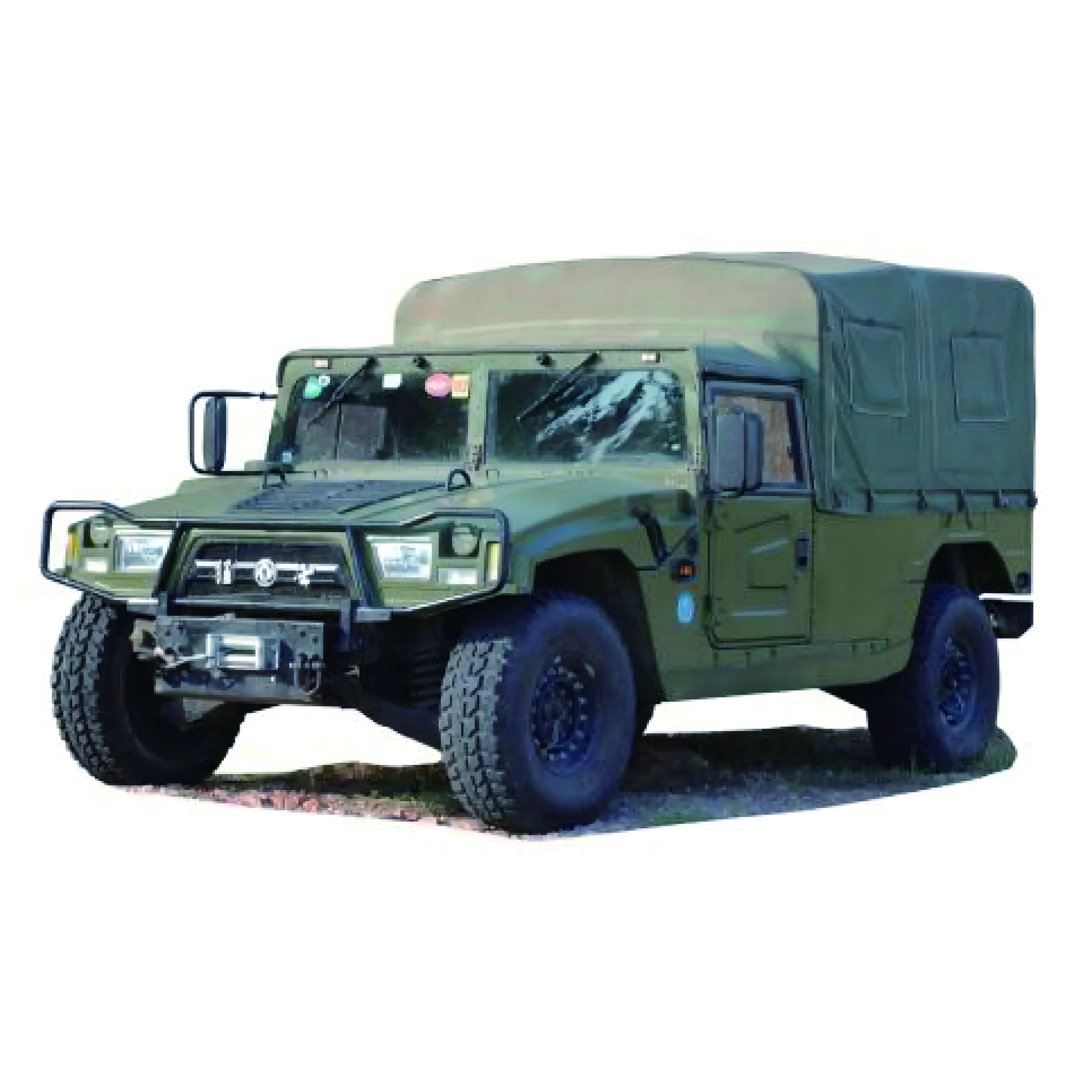 DFYY2050 Basic Platform 4×4 Diesel Off-Road Soft Top Utility Vehicle (10-Seater) For Personnel & Cargo Carrier (1.5T Payload)